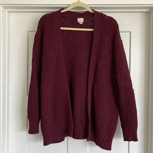 Knit cardigan